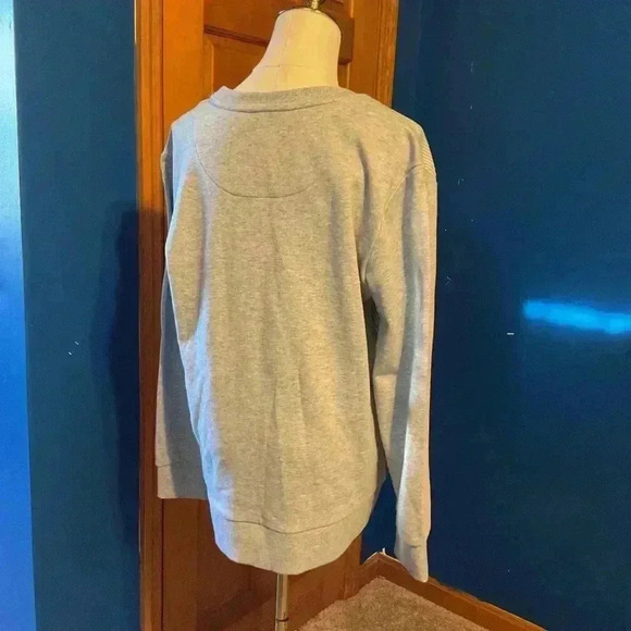 DKNY The Everywhere Sweatshirt. Silver sequined. Great for holidays! Size small - Picture 3 of 9